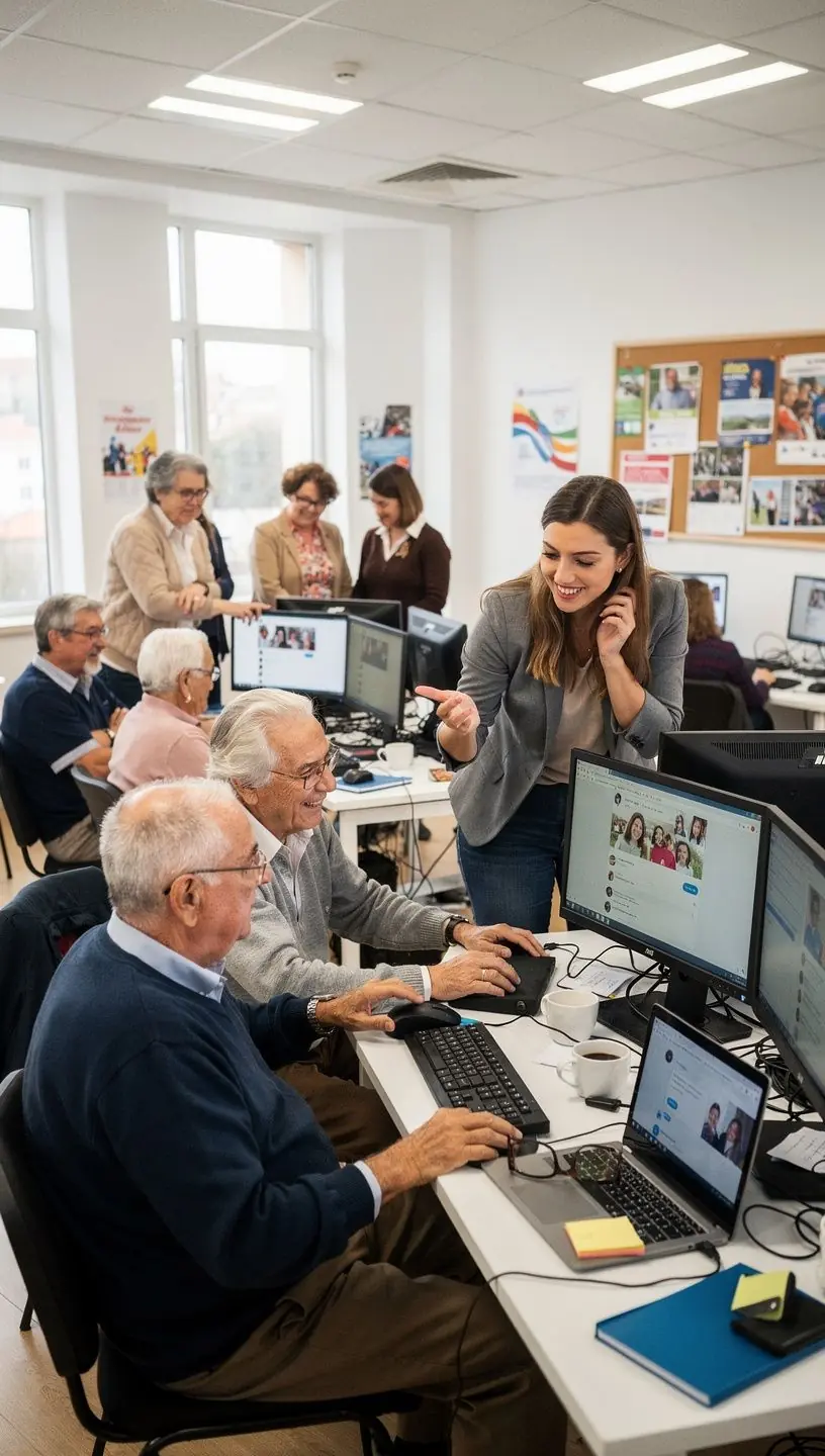 Couple dancing together, symbolizing relationship building in retirement.
